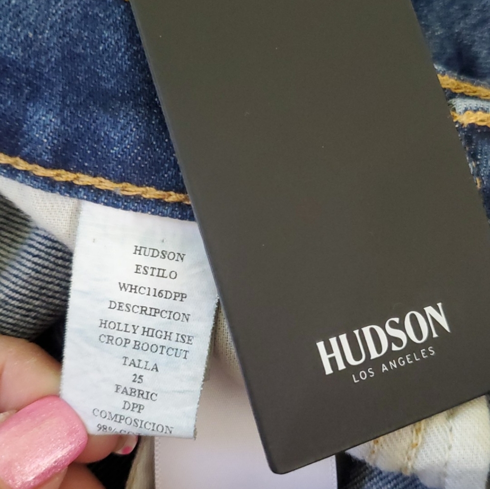 NWT Hudson Holly High Rise Bootcut Jeans 25 - Picture 5 of 6